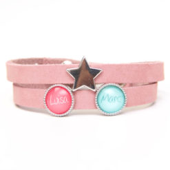 Personalisiertes Lederarmband mit Namen