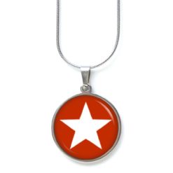 Kette rot weißer Stern
