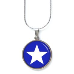 Kette blau weißer Stern