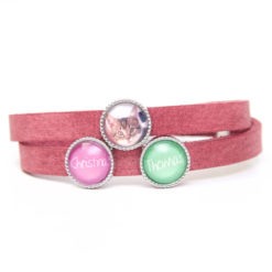 Lederarmband personalisiert mit Namen und Foto