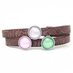 Personalisiertes Lederarmband mit Namen