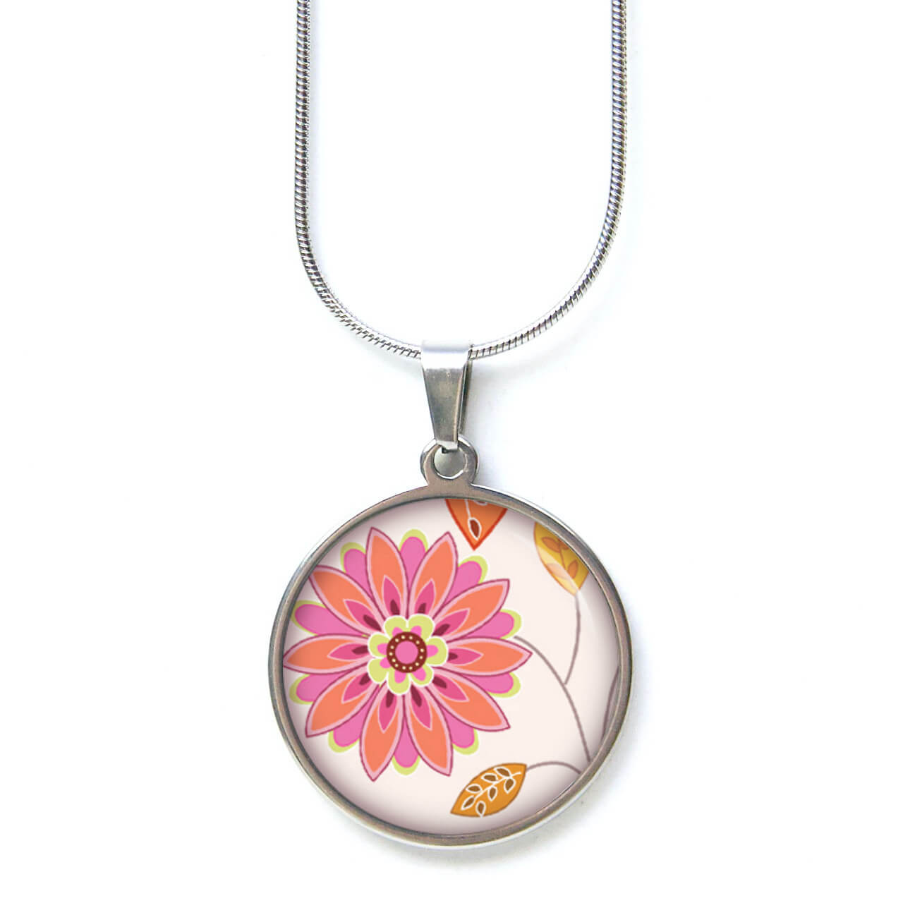 Ohrstecker, Ohrhänger, Clipse & Druckknopf – Motiv große rosa Blume – Schmuck aus Edelstahl Ohrstecker, Ohrhänger, Clipse & Druckknopf – Motiv große rosa Blume – Schmuck aus Edelstahl