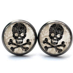 Ohrringe giftiger Totenkopf