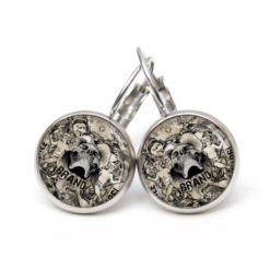 Ohrringe Totenkopf mit 2 Jungen