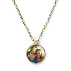 Kette Bronze mit Foto personalisiert