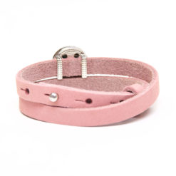 Druckknopf Armband rosa