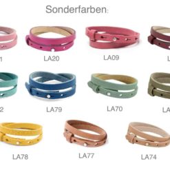 Sonderfarben Lederarmbänder