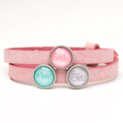 Personalisiertes Lederarmband mit Namen