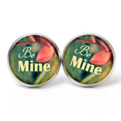 Druckknopf Ohrstecker Ohrhänger Clipse Love be mine Sei mein Valentinstag