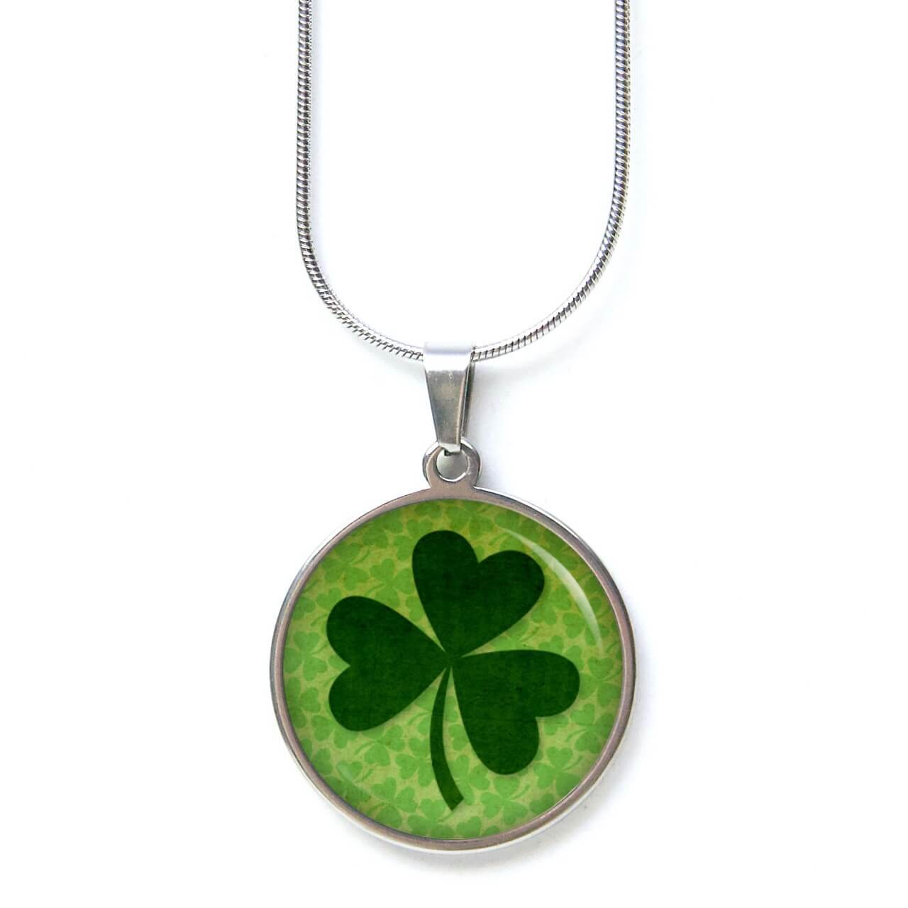 Ohrstecker, Ohrhänger, Clipse & Druckknopf – Motiv großes Kleeblatt grün St Patricks Day – Schmuck aus Edelstahl Ohrstecker, Ohrhänger, Clipse & Druckknopf – Motiv großes Kleeblatt grün St Patricks Day – Schmuck aus Edelstahl