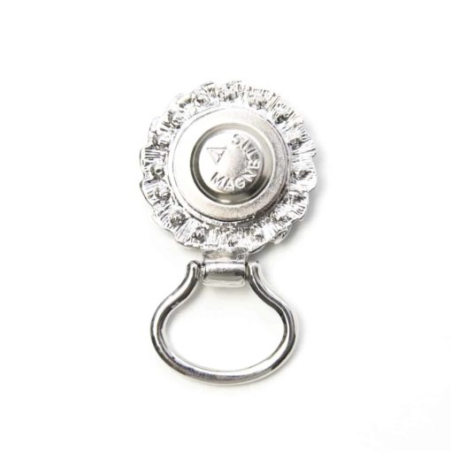 Druckknopf Brillenhalter mit Strass Steinen für 16mm Druckknöpfe