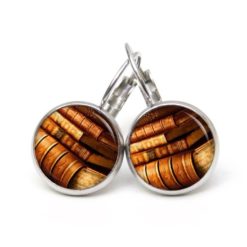 Ohrringe Buch Bücher Buchrücken Leseratte