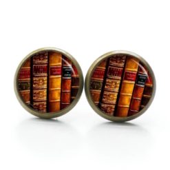 Ohrringe Buch Bücher Buchrücken Leseratte