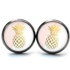 Ohrringe goldene Ananas