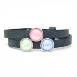 Personalisiertes Lederarmband mit Namen