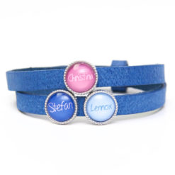 Personalisiertes Lederarmband mit Namen