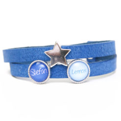 Personalisiertes Lederarmband mit Namen