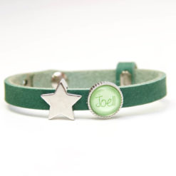 Personalisiertes Lederarmband mit Namen