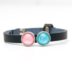 Personalisiertes Lederarmband mit Namen