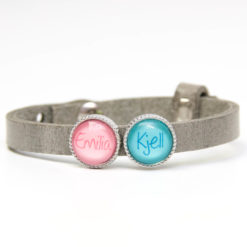 Personalisiertes Lederarmband mit Namen