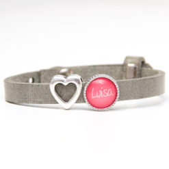 Personalisiertes Lederarmband mit Namen