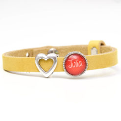 Personalisiertes Lederarmband mit Namen