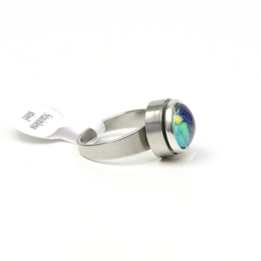 Eleganter Edelstahl Druckknopf Ring für 10mm Druckknopf in verschiedenen Größen