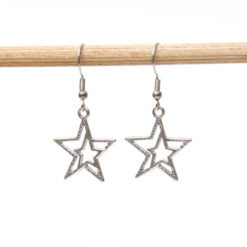 Weihnachtkiche Stern Ohrhänger - Edelstahl