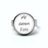 Ring mit eigenem Foto Bild personalisieren - Edelstahl