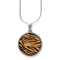 Edelstahl Kette wilde Tiger - tierische Muster