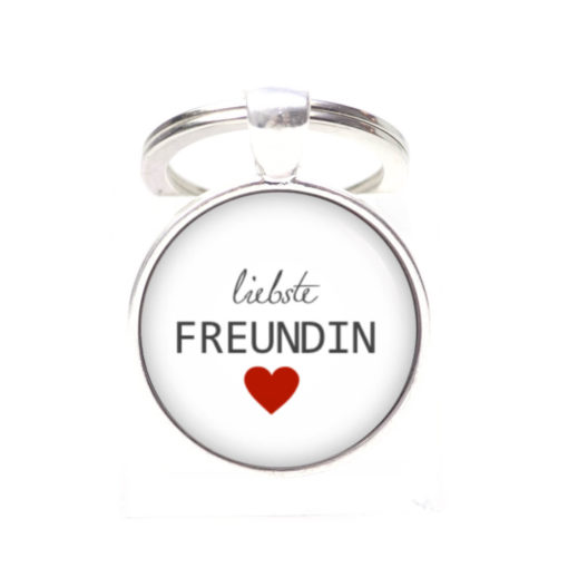 Schlüsselanhänger liebste Freundin beste Freundin - Herz Lieblingsmensch