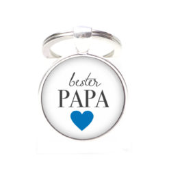 Schlüsselanhänger bester Papa liebster Papa - Herz Lieblingsmensch