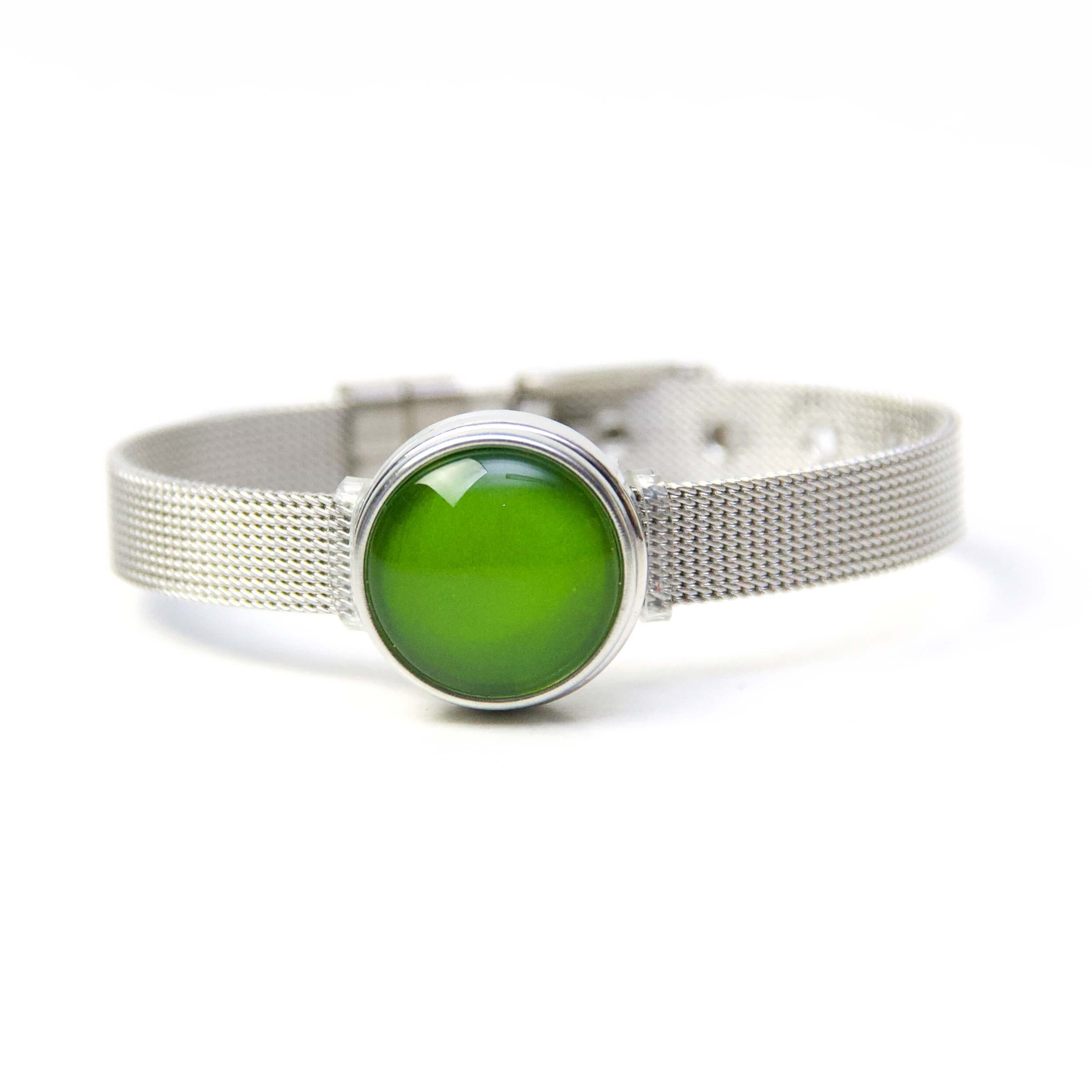 Edelstahl Druckknopf Armband für 16mm Druckknöpfe Edelstahl Druckknopf Armband für 16mm Druckknöpfe