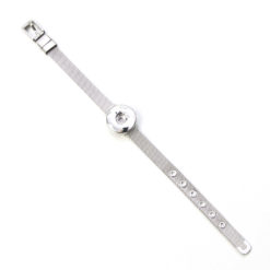 Edelstahl Druckknopf Armband für 16mm Druckknöpfe Edelstahl Druckknopf Armband für 16mm Druckknöpfe