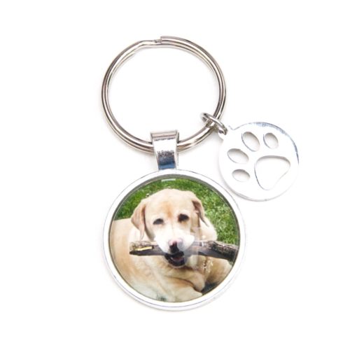 Hunde Schlüsselanhänger personalisiert mit deinem Hunde Bild