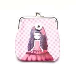 Druckknopf Geldbörse Tasche Portemonnaie Mädchen rosa für 16mm Druckknöpfe