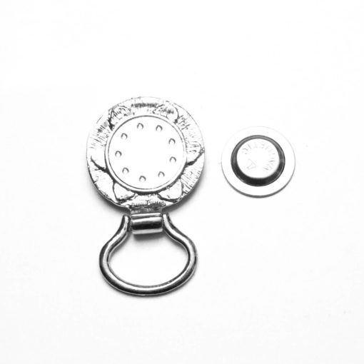 Druckknopf Brillenhalter mit Blumen Muster für 16mm Druckknöpfe