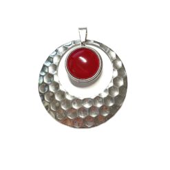 Großer Druckknopf Anhänger Edelstahl für 16mm Druckknopf