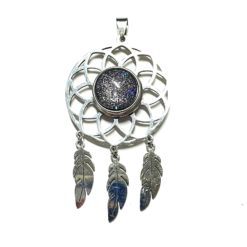 Großer Traumfänger Druckknopf Anhänger für 16mm Druckknopf