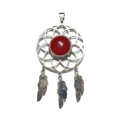 Großer Traumfänger Druckknopf Anhänger für 16mm Druckknopf