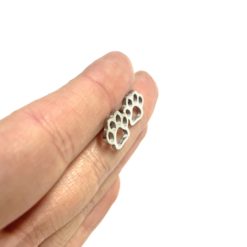 Mini Hund Hundepfote Ohrstecker - Kinderohrstecker - Edelstahl