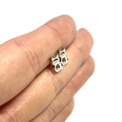 Mini Katzen Ohrstecker - Kinderohrstecker - Edelstahl