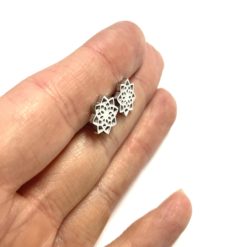 Mini Mandala Ohrstecker - Kinderohrstecker - Edelstahl