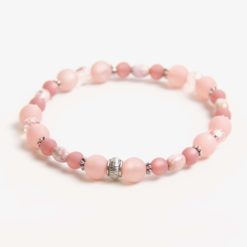 Perlen Armband Altrose Polaris – Gummiband - Handmade