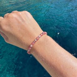 Perlen Armband Altrose Polaris – stabiles Gummiband - Handmade