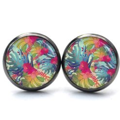 Ohrringe Karibik Sommer Tropen Urlaub - Edelstahl