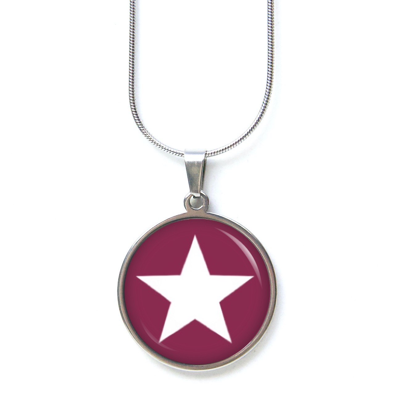 Druckknopf Ohrstecker Ohrhänger Clipse pflaume weißer Stern Druckknopf Ohrstecker Ohrhänger Clipse pflaume weißer Stern