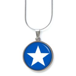 Kette blau weißer Stern