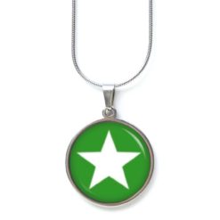 Kette grüner weißer Stern