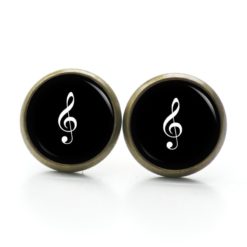 Ohrringe Notenschlüssel Musik